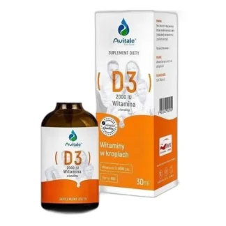 Avitale Witamina D3 2000 z Lanoliny Olive 30 ml — zdjęcie 1
