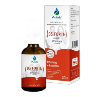 Avitale Witamina D3 Forte 4000 j.m z lanoliny 30ml — zdjęcie 1