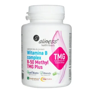 Suplement diety Aliness Witamina B Complex B-50 Methyl TMG 100 kapsułek — zdjęcie 1