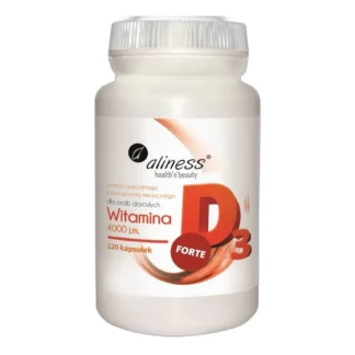 Suplement diety Aliness witamina D3 4000 j.m. 120 kapsułek — zdjęcie 1